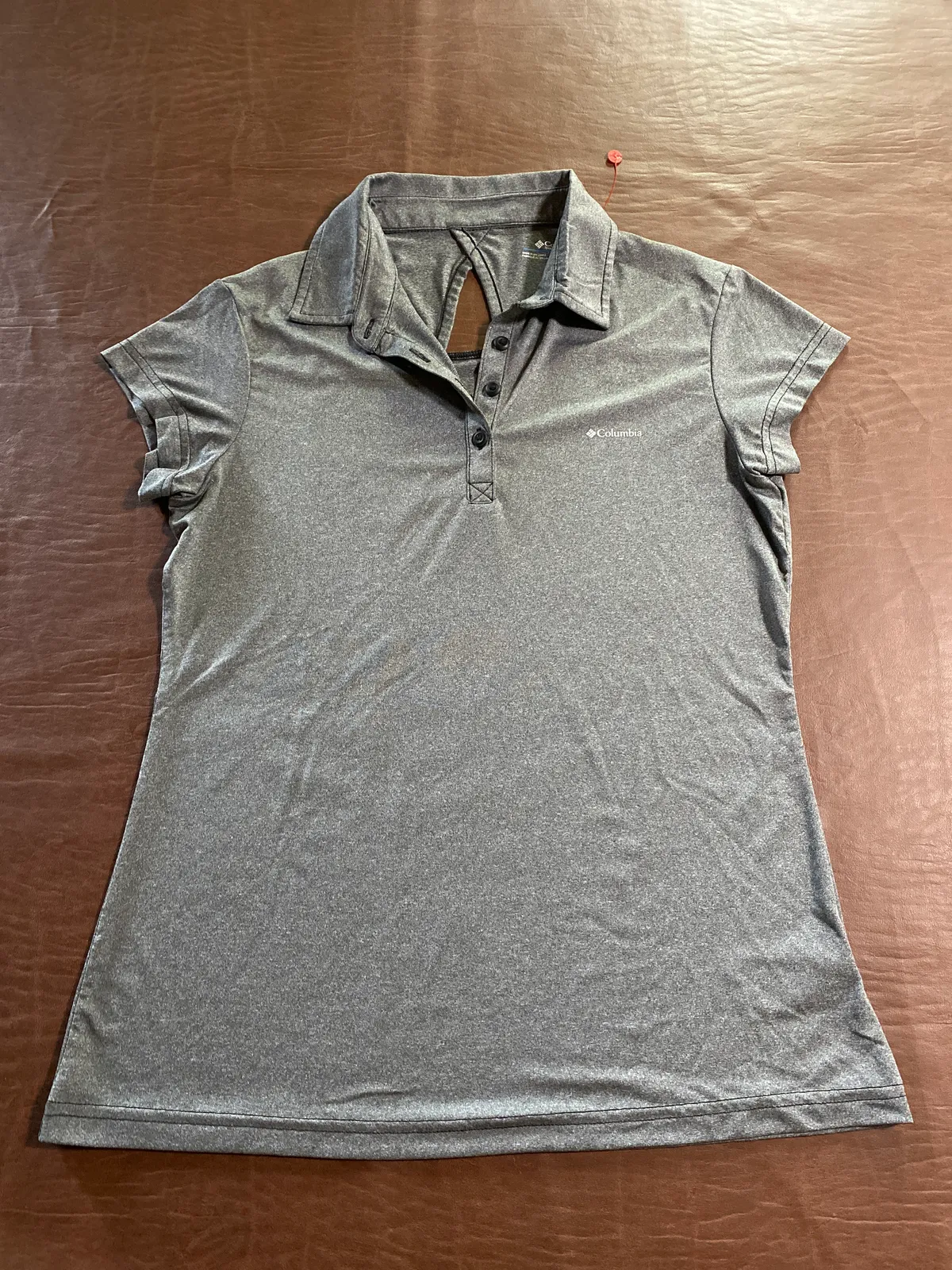 Columbia open back/vented shirt