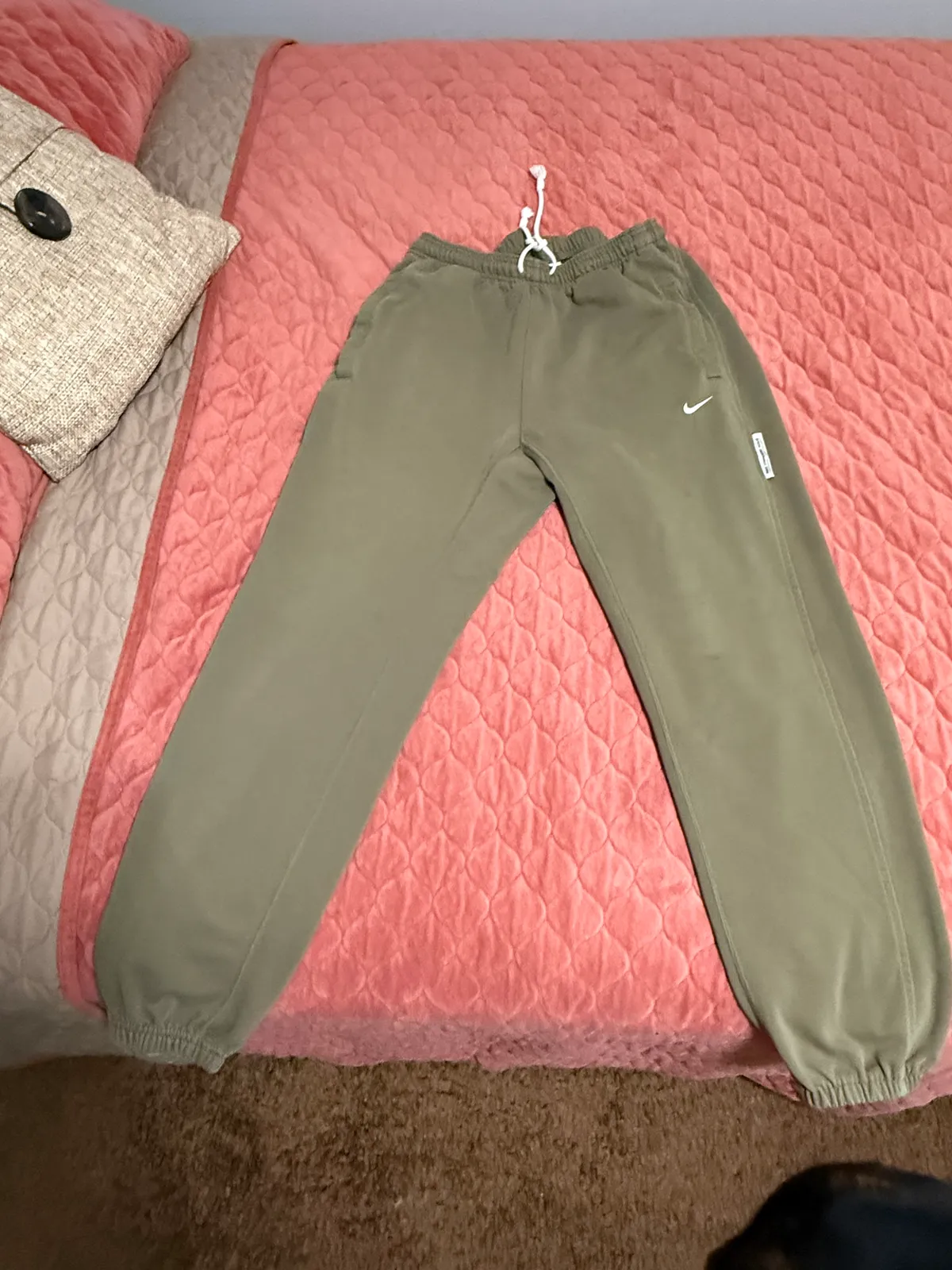 Nike Dri-FIT Olive Green Jogger Sweatpants